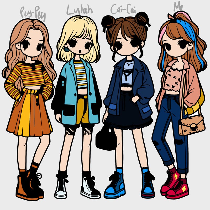 girls with fashion