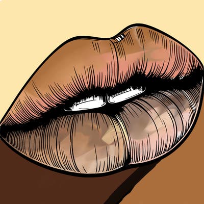 realistic lips