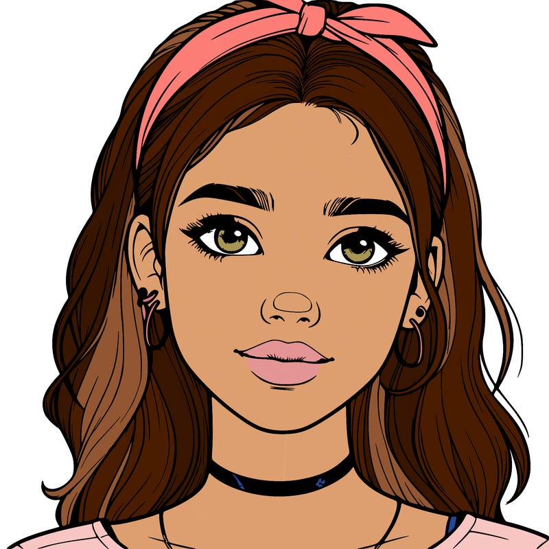 realistic teenage girl