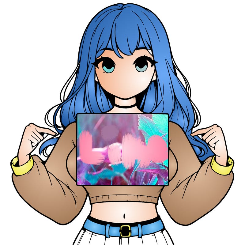 girl holding a blank sign in a long sleeve crop top