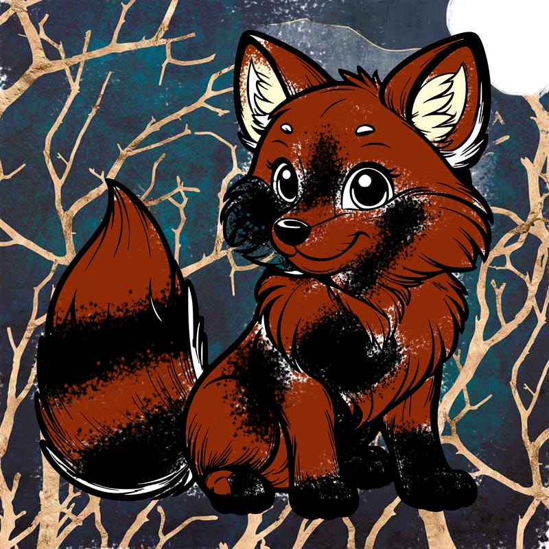 realistic fox