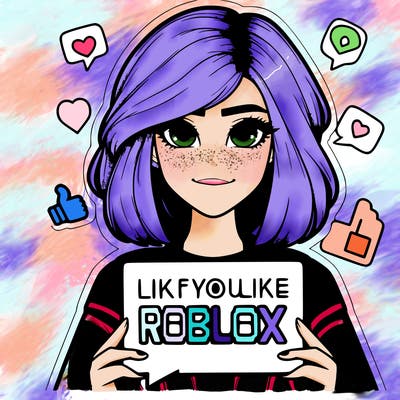 realistic girl saying like if you like roblox