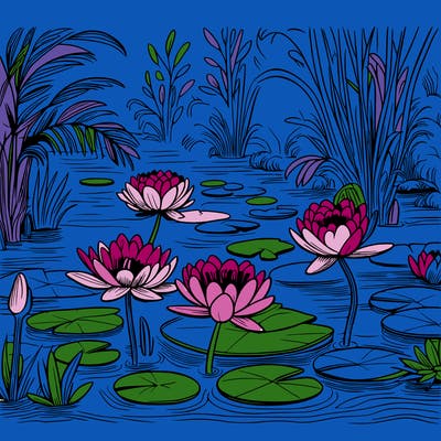 monet's water lilies