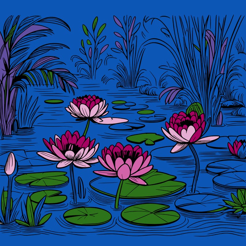 monet's water lilies