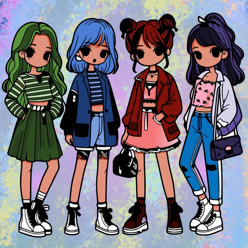 girls with fashion