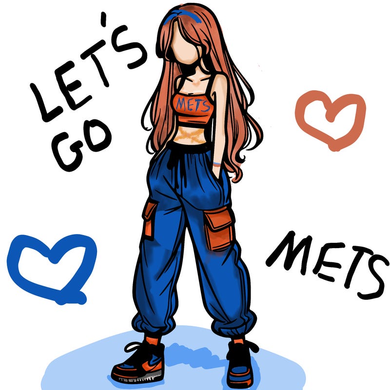 girl in baggy pants crop top and long hair