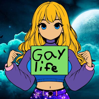 girl holding a blank sign in a long sleeve crop top