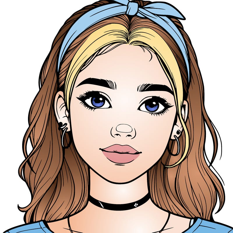 realistic teenage girl