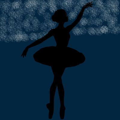 realistic ballerina