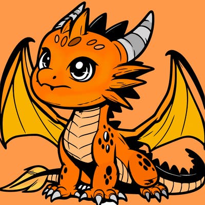 fierce baby night dragon