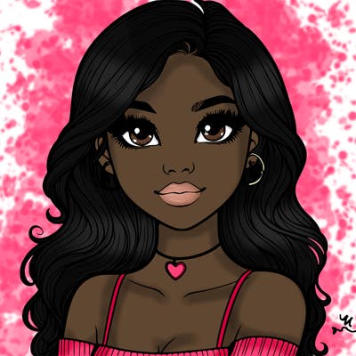 realistic pretty girl