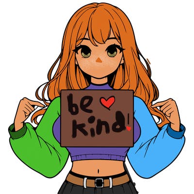 girl holding a blank sign in a long sleeve crop top