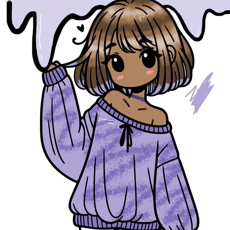 girl in baggy sweater hanging off her shoulder