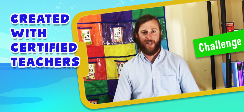 Math Games for Kids: Grade 3 - A certified teacher presenting third grade math lessons in the Kids Academy app