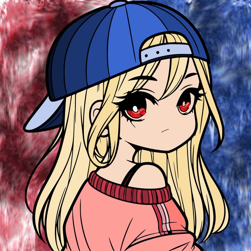 girl with a backward hat on