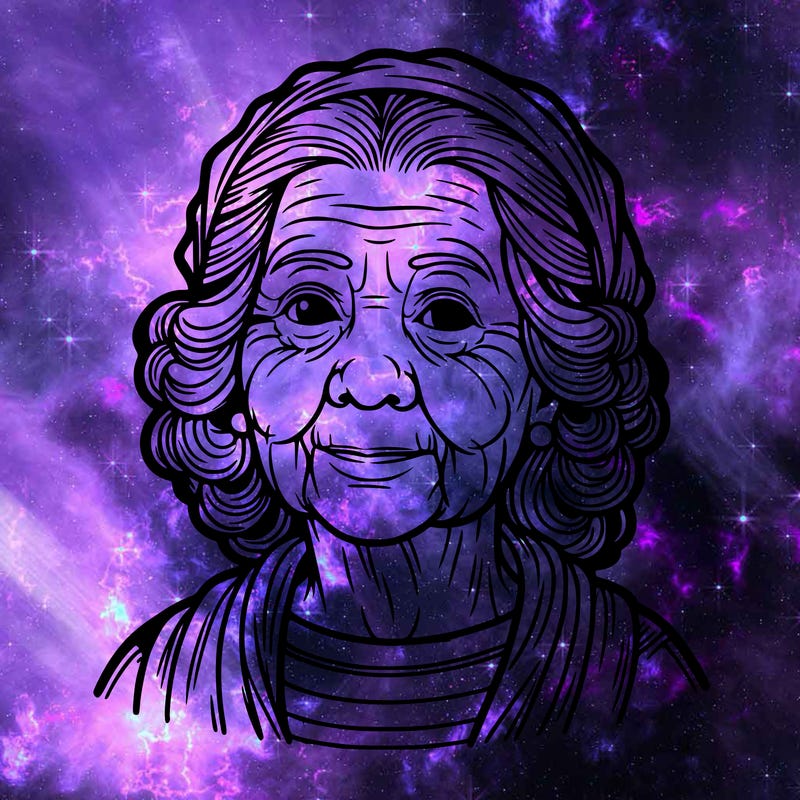 old lady realistic