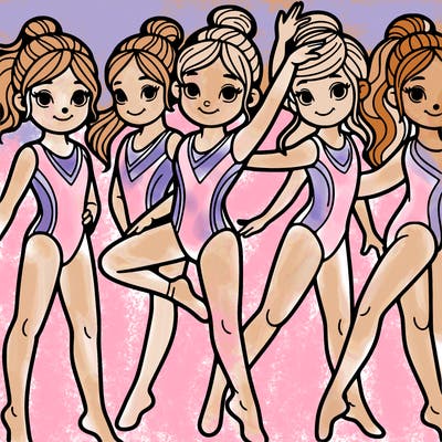 gymnastics girls