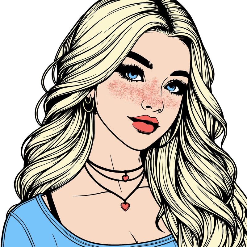 detailed realistic girl