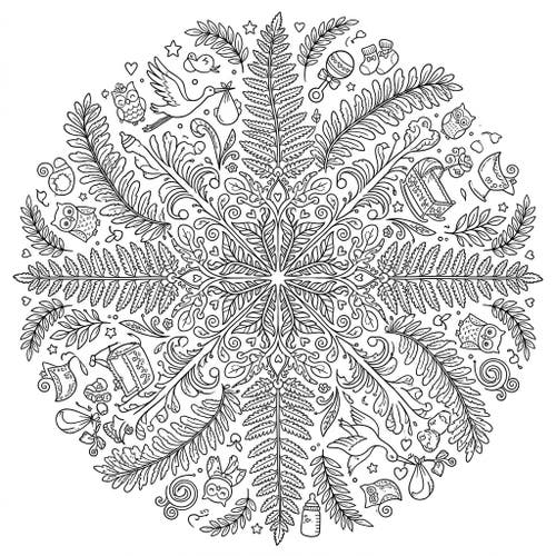 Fern Mandalas