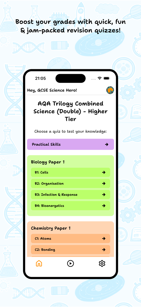 Science Shorts GCSE & A-LEVEL - Education App | MWM