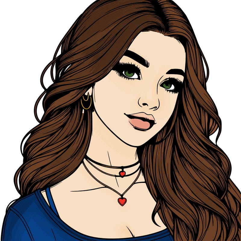 detailed realistic girl