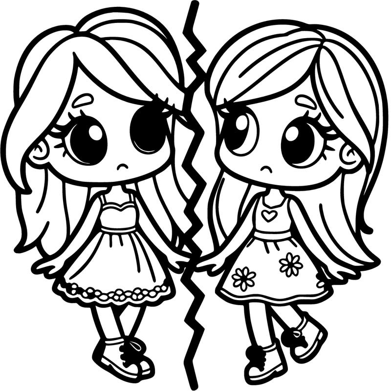 split girls