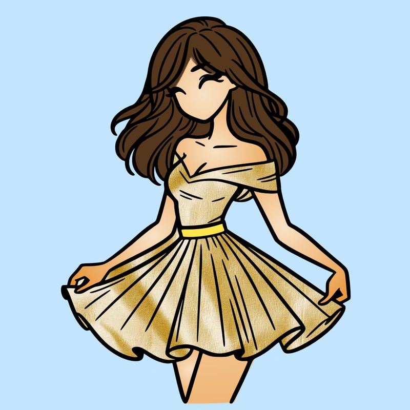 woman in skirt