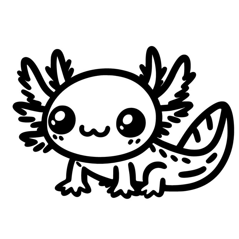 cute axolotl