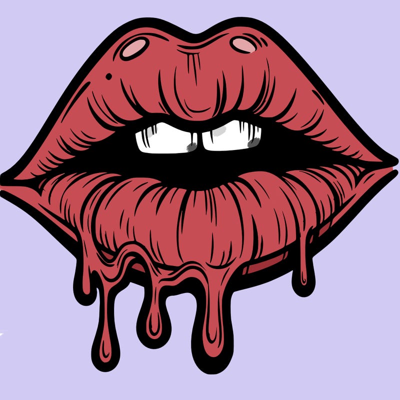 lips that look realistic and drip