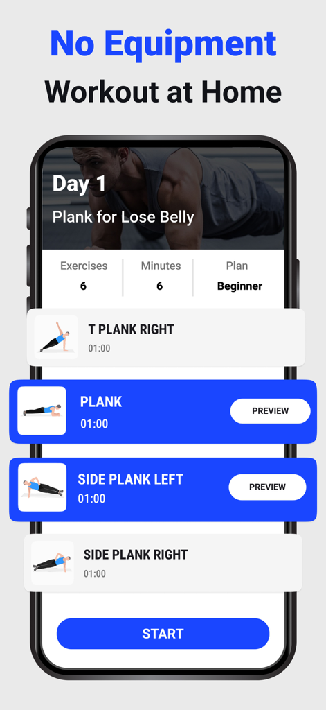 Plank Workout: Plank Challenge - Health & Fitness App | MWM