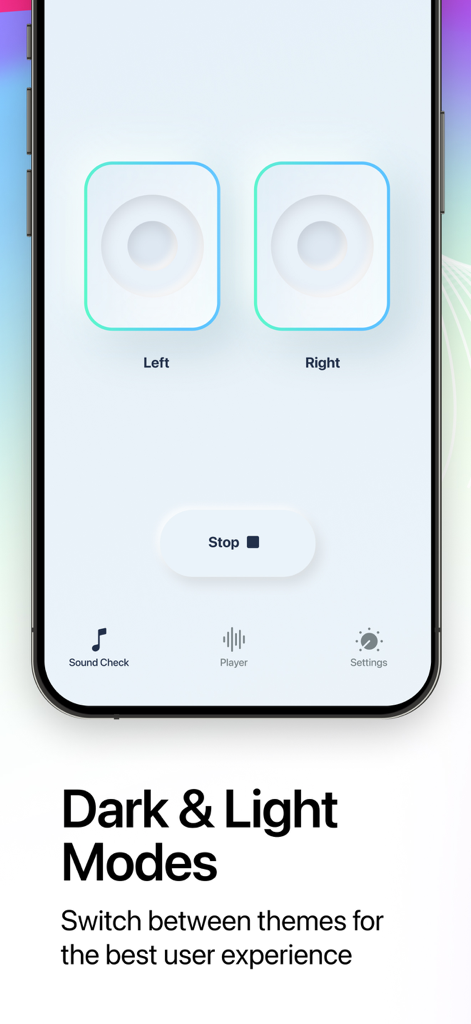 Water Eject - Water Eject app interface showing speaker cleaning controls in light mode