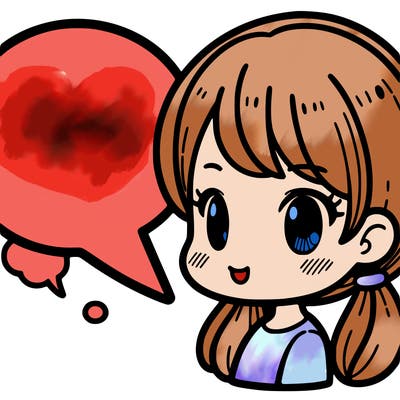 girl speaking speech bubble