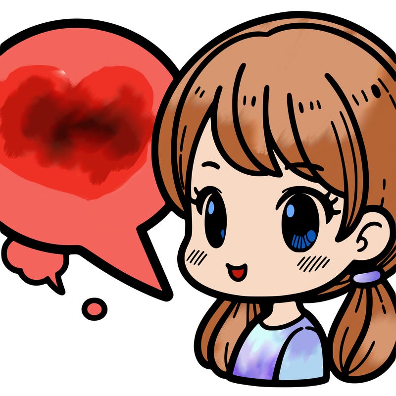 girl speaking speech bubble