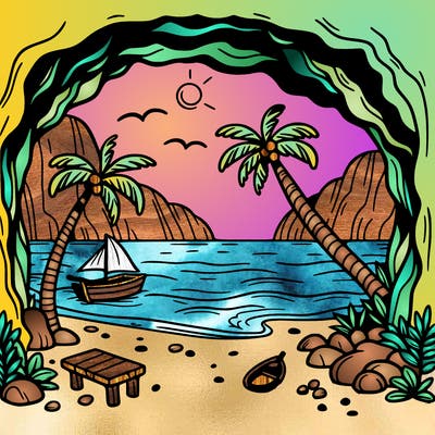 beach cave