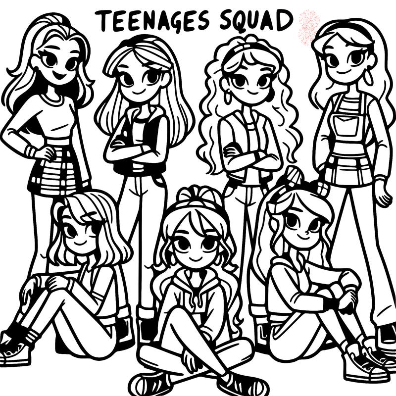 teenage girls squad