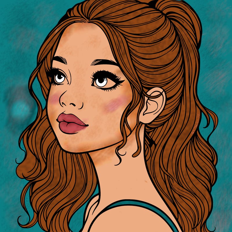 beautiful realistic girl