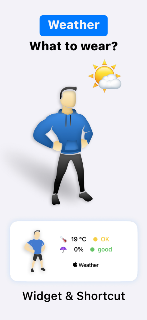 Calisthenics Coachy - Fonction météo de l'application Calisthenics Coachy avec recommandations de vêtements de sport et widget de fitness.