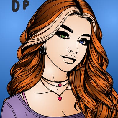 detailed realistic girl