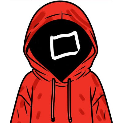 faceless girl in hoodie