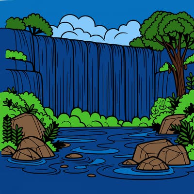 waterfall