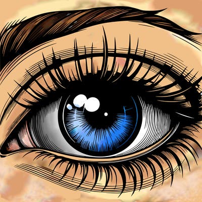 realistic eye