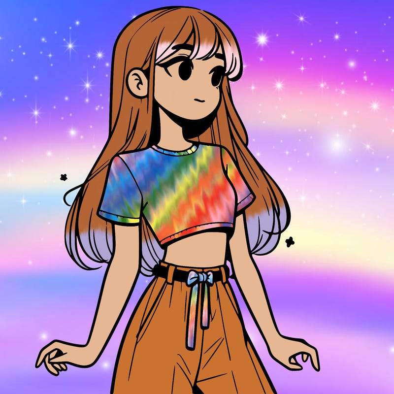 girl in a cute crop top