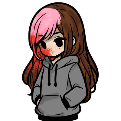 girl wearing hoodie