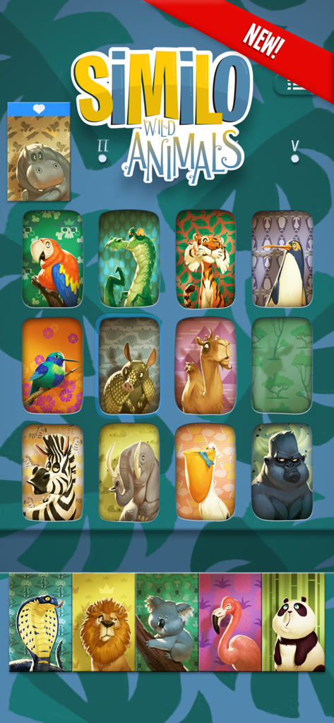 Similo: The Card Game - Gameplay von Similo Das Kartenspiel mit Illustrationen von Wildtieren
