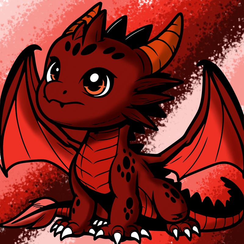 fierce baby night dragon