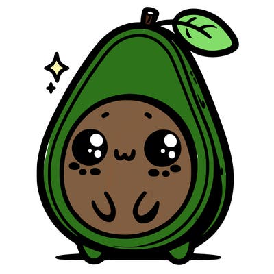 cute avocado