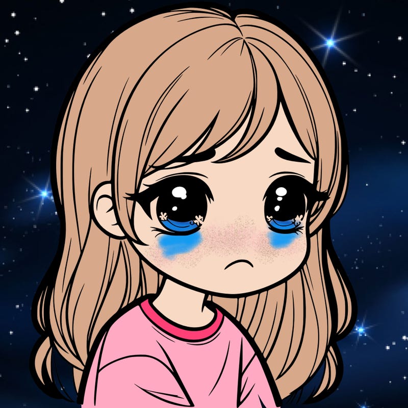 realistic sad girl