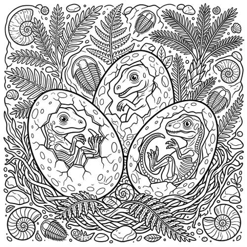 Embryonic Dinosaur Eggs