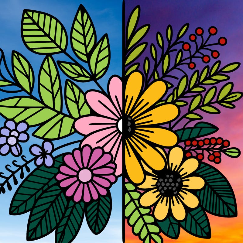 flowers split