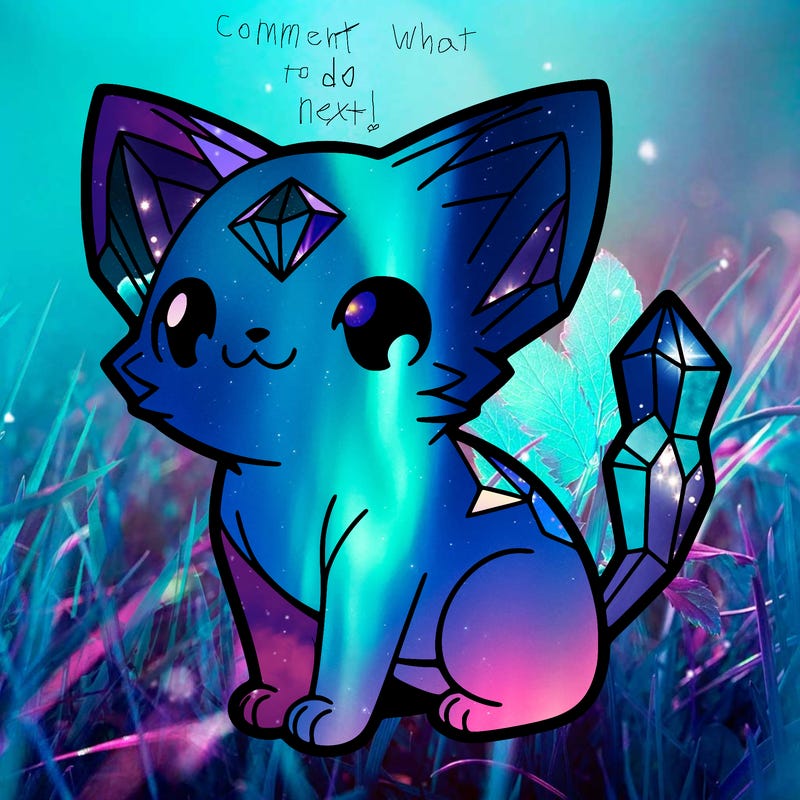 crystal kitten